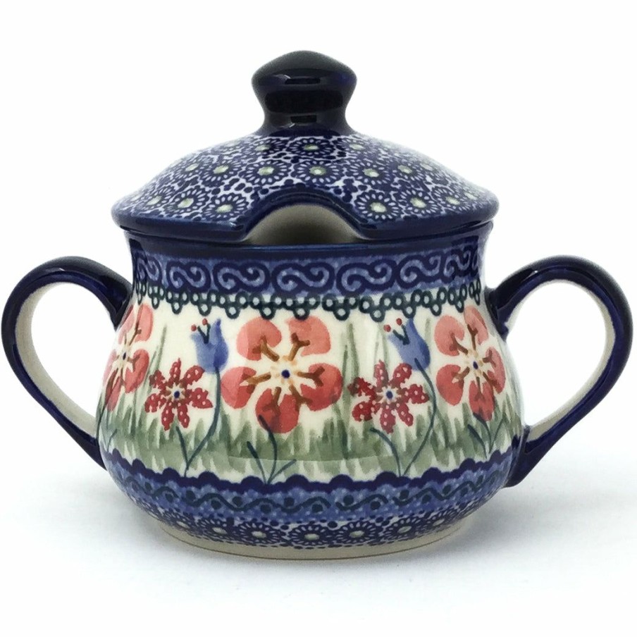 Table Accessories * | Janelle Imports Family Style Sugar Bowl 14 Oz In Spring Meadow