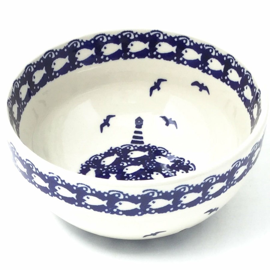 Bowls * | Janelle Imports Soup Bowl 24 Oz In Lighthouse