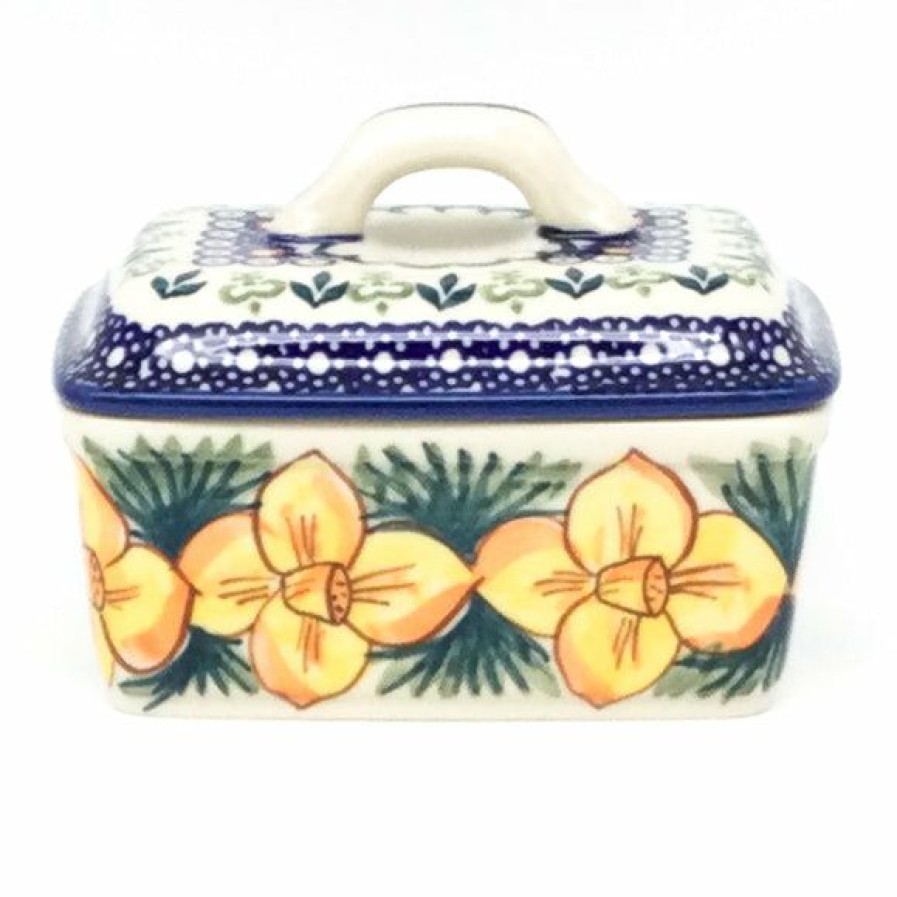 Table Accessories * | Janelle Imports Butter Box In Daffodils