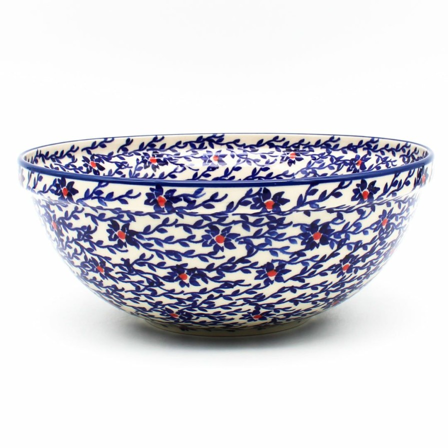 Bowls * | Janelle Imports Round Bowl 64 Oz In Touch Of Red