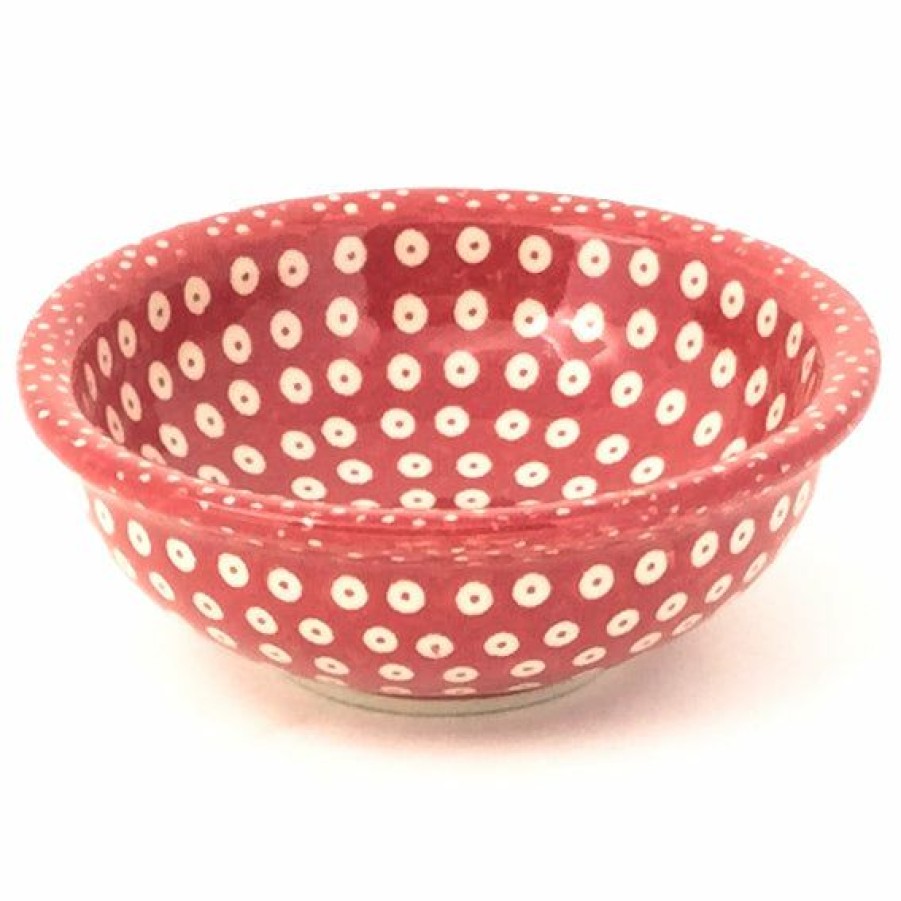 Bowls * | Janelle Imports Shallow Soy Bowl In Red Elegance