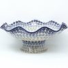 Bowls * | Janelle Imports Fluted Pedestal Bowl In All Stars