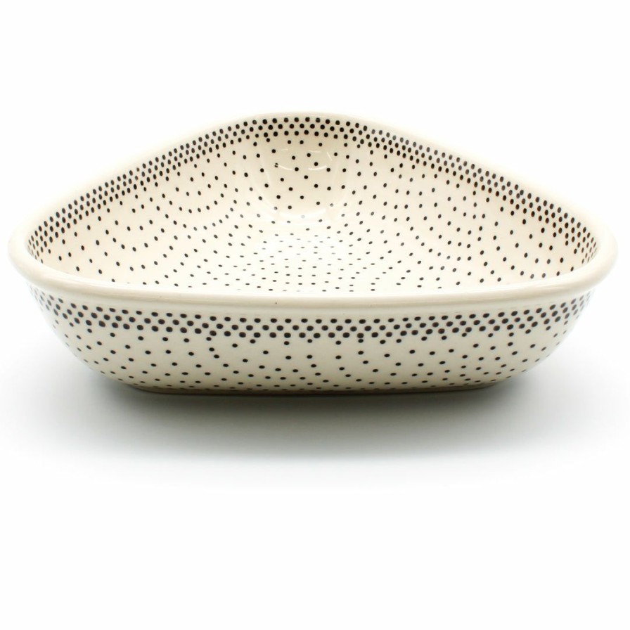 Bowls * | Janelle Imports Triangular Bowl 8 In Black Elegance