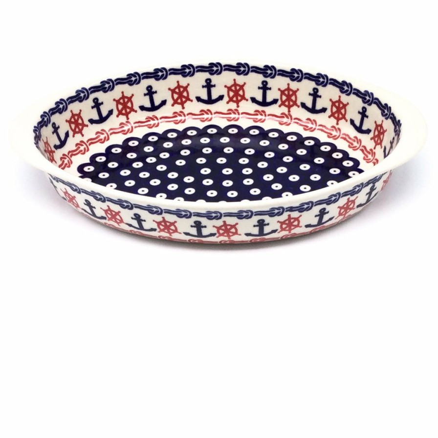 Bakeware * | Janelle Imports Md Oval Baker W/Handles In Red Helm