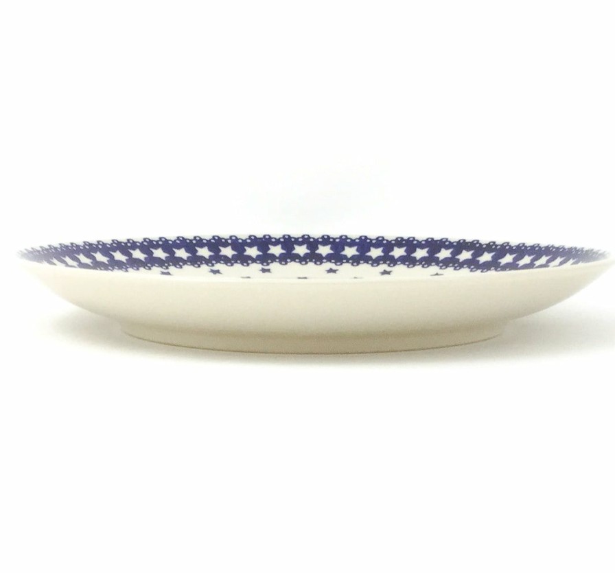 Plates * | Janelle Imports Dinner Plate 10 In Blue Stars