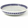 Bowls * | Janelle Imports Lg Pasta Bowl In Light & Dark Snowflake