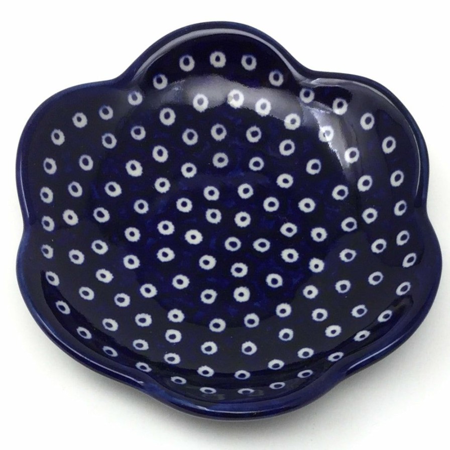 Home Decor * | Janelle Imports Flower Plate In Blue Elegance