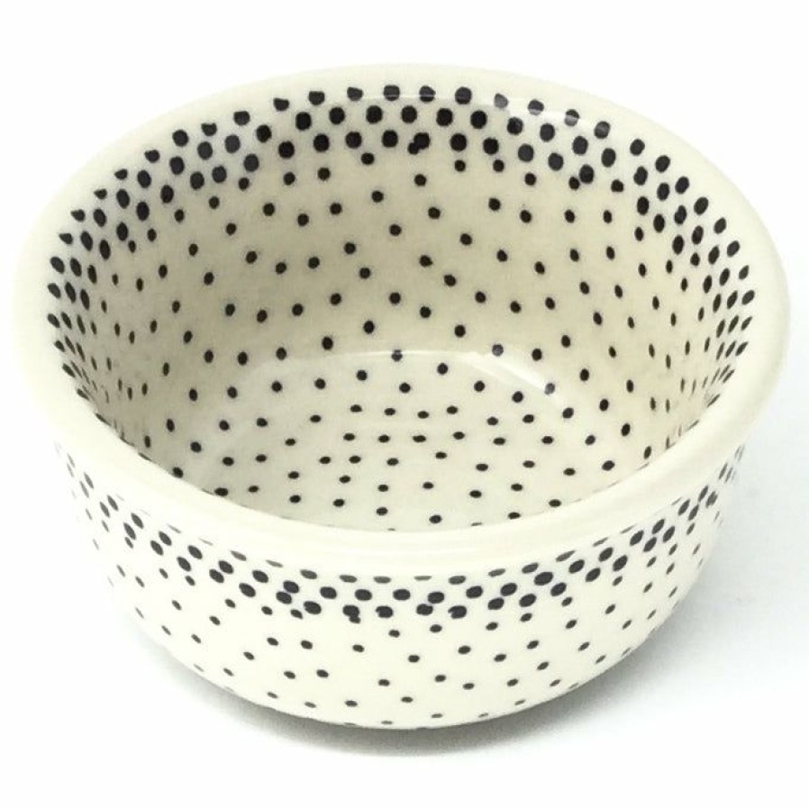 Bowls * | Janelle Imports Tiny Round Bowl 4 Oz In Black Elegance