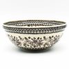 Bowls * | Janelle Imports Round Bowl 64 Oz In Gray & Black