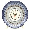 Home Decor * | Janelle Imports Plate Wall Clock In Morning Haze