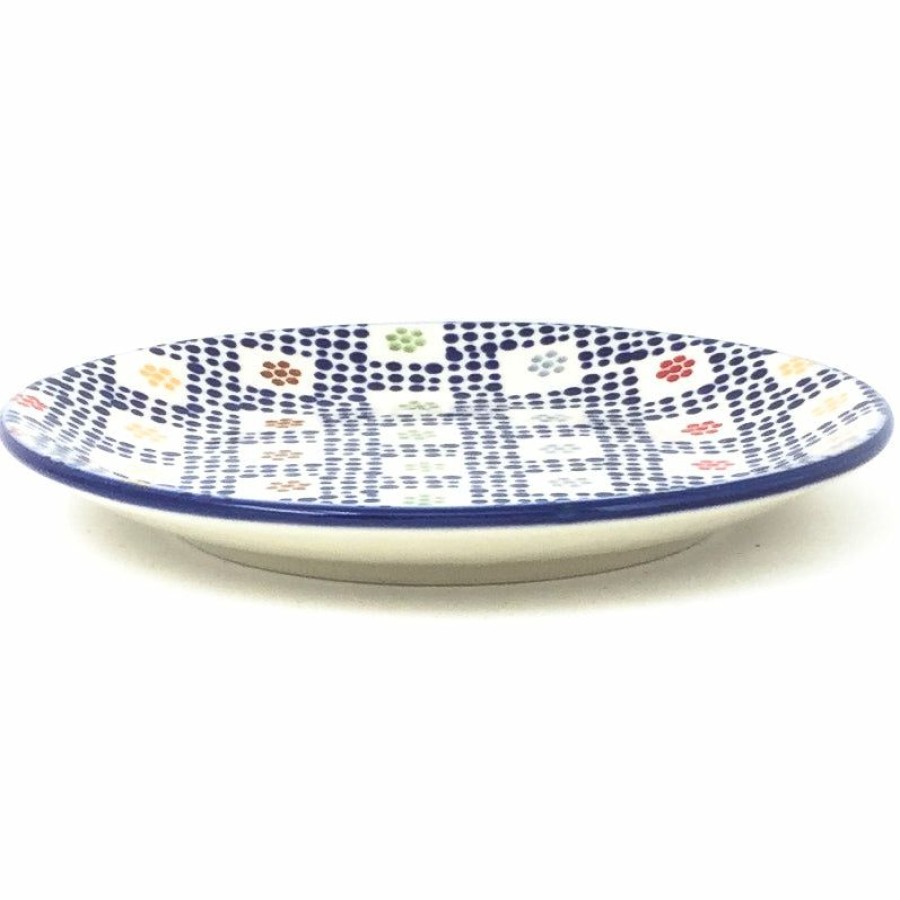 Plates * | Janelle Imports Bread & Butter Plate In Modern Checkers