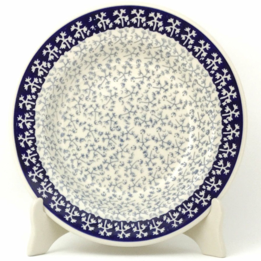 Plates * | Janelle Imports Soup Plate In Light & Dark Snowflake