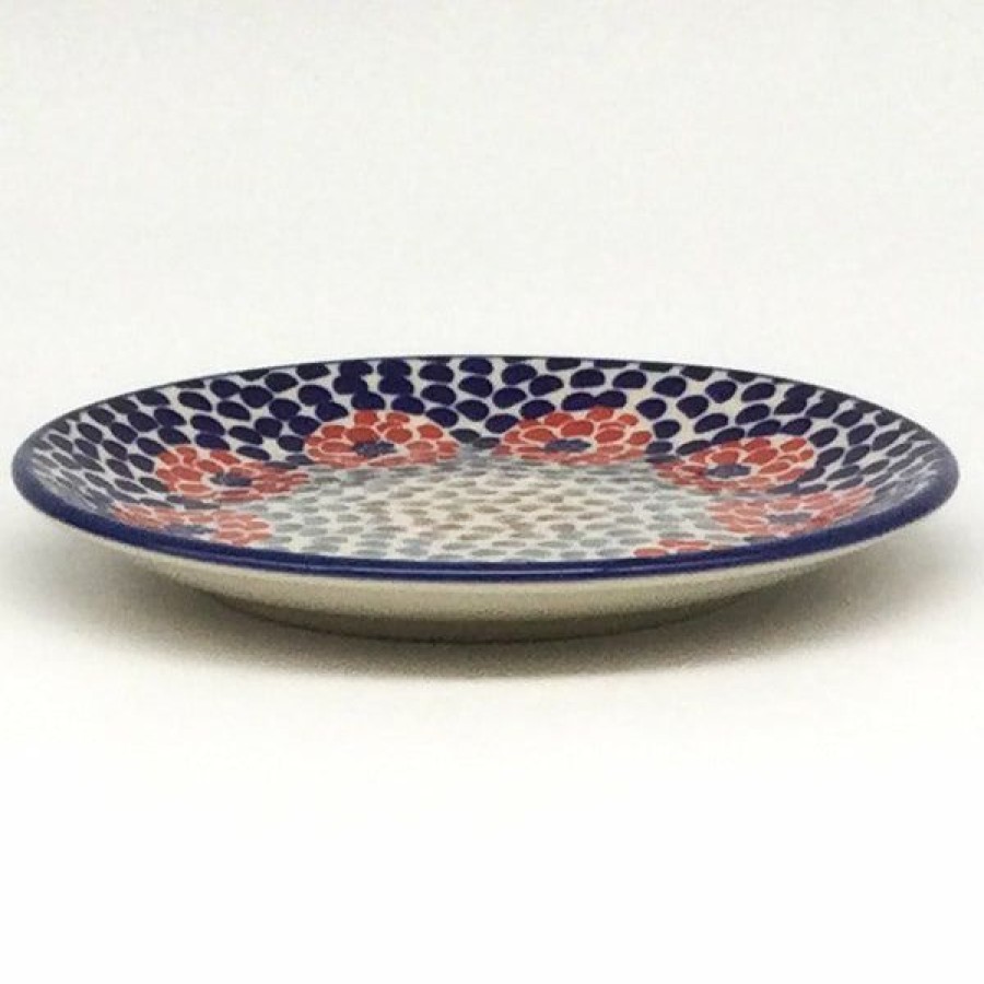 Plates * | Janelle Imports Bread & Butter Plate In Red Zinnia