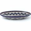 Platters, Servers, And Trays * | Janelle Imports Sm Modern Oval Server In Petunia