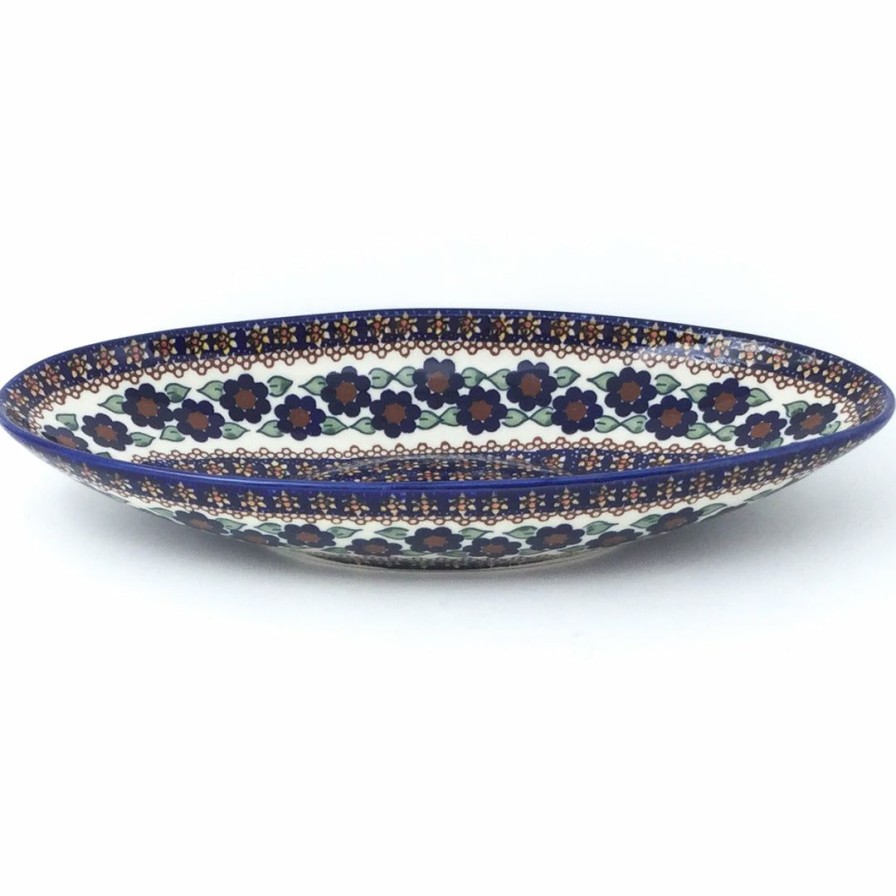 Platters, Servers, And Trays * | Janelle Imports Sm Modern Oval Server In Petunia