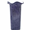 Home Decor * | Janelle Imports Fluted Vase In Blue Elegance