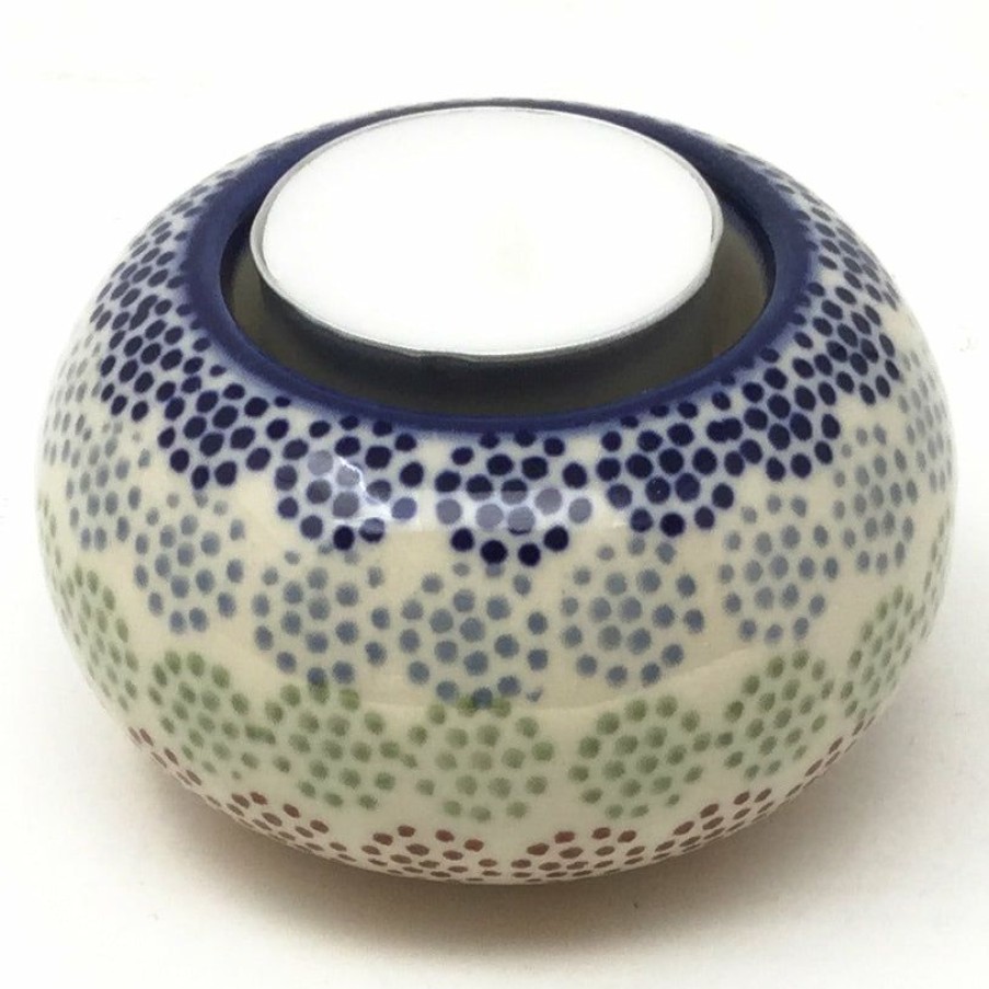 Home Decor * | Janelle Imports Votive Candle Holder In Modern Dots