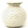 Home Decor * | Janelle Imports Round Vase In Black Elegance