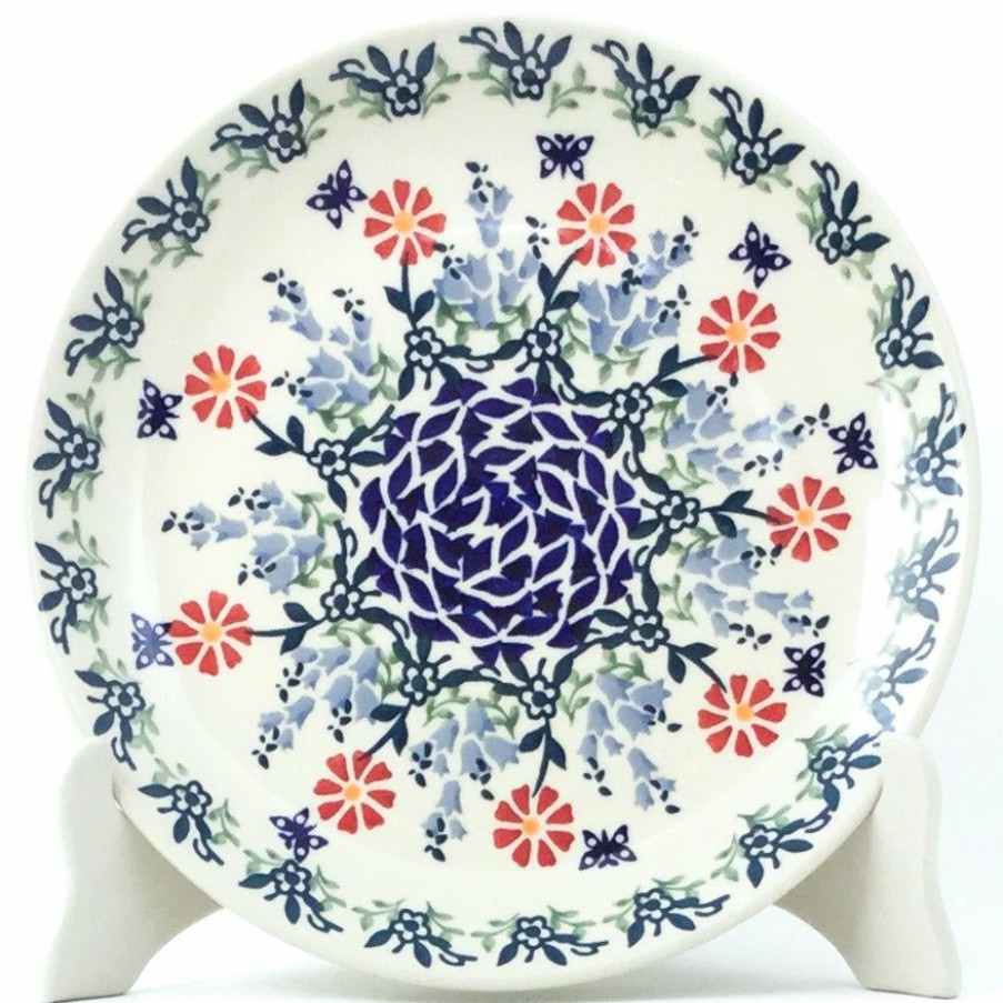 Plates * | Janelle Imports Luncheon Plate In Wavy Flowers