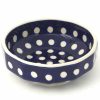 Bowls * | Janelle Imports Shallow Little Bowl 12 Oz In White Polka-Dot