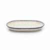 Platters, Servers, And Trays * | Janelle Imports Sm Oval Platter In Simple Elegance