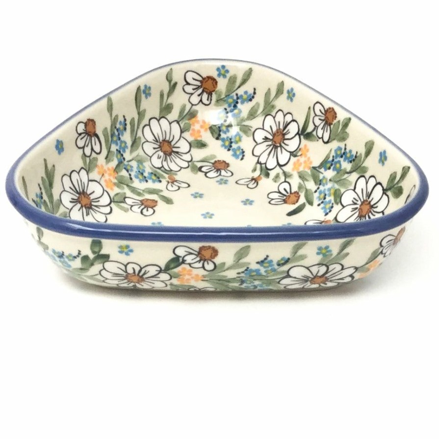 Bowls * | Janelle Imports Triangular Bowl 8 In Spectacular Daisy