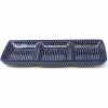 Platters, Servers, And Trays * | Janelle Imports Rectangular Divided Server In Blue Elegance