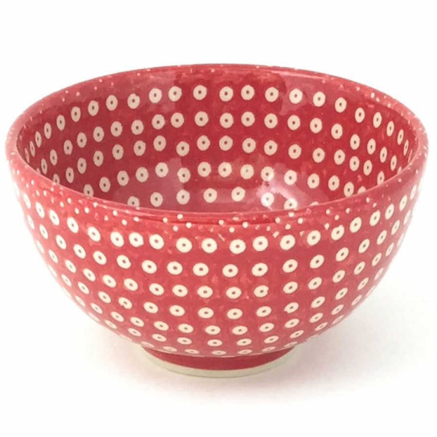 Bowls * | Janelle Imports Rice Bowl In Red Elegance