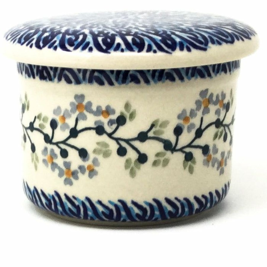 Table Accessories * | Janelle Imports Butter Bell In Blue Meadow