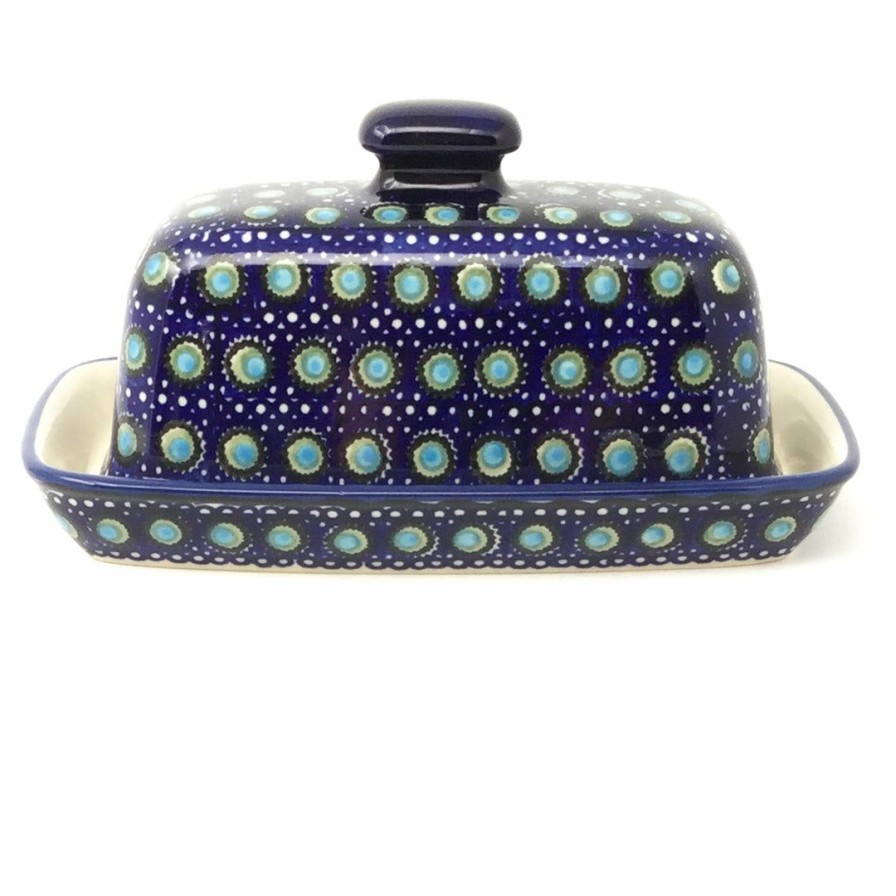 Table Accessories * | Janelle Imports Butter Dish In Blue Moon