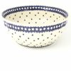 Bowls * | Janelle Imports Scalloped Bowl 128 Oz In Blue Stars