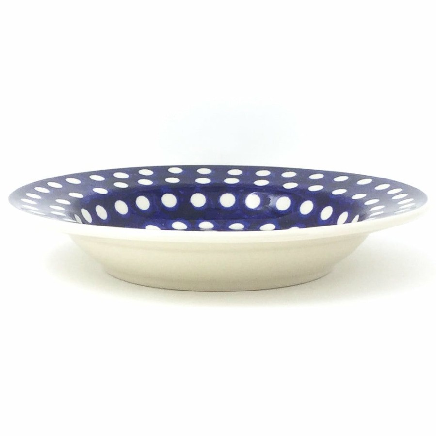 Plates * | Janelle Imports Soup Plate In White Polka-Dot