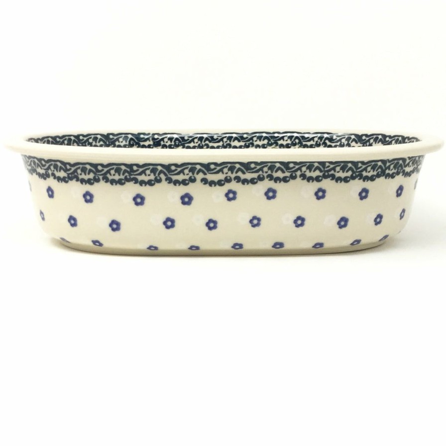 Bakeware * | Janelle Imports Lg Oval Baker In Dill Flowers