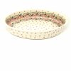 Bakeware * | Janelle Imports Lg Oval Baker W/Handles In Tiny Flowers