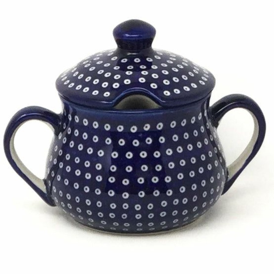 Table Accessories * | Janelle Imports Family Style Sugar Bowl 14 Oz In Blue Elegance