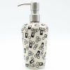 Home Decor * | Janelle Imports Soap Dispenser In Modern Gray & Black