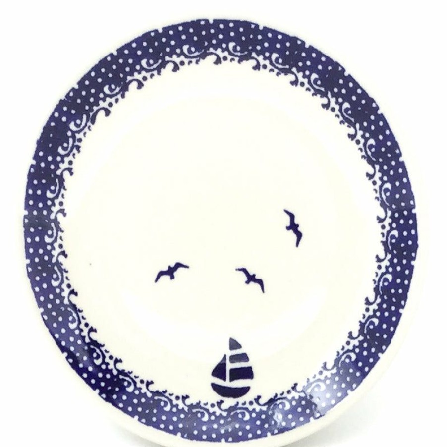 Plates * | Janelle Imports Bread & Butter Plate In Sailboat