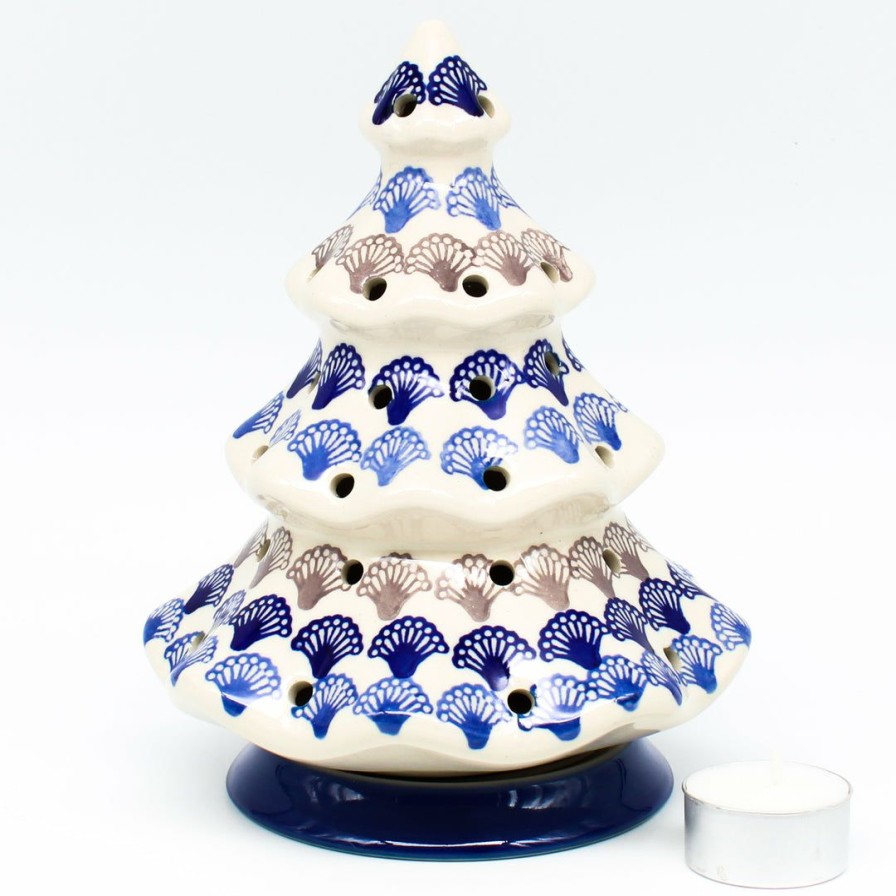 Home Decor * | Janelle Imports Tree Tea Candle Holder In Seashells