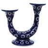 Table Accessories * | Janelle Imports Double Candle Holder In Pinwheel