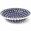 Bowls * | Janelle Imports Sm Pasta Bowl In White Polka-Dot