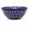 Bowls * | Janelle Imports New Soup Bowl 20 Oz In Tiny Flowers On Blue