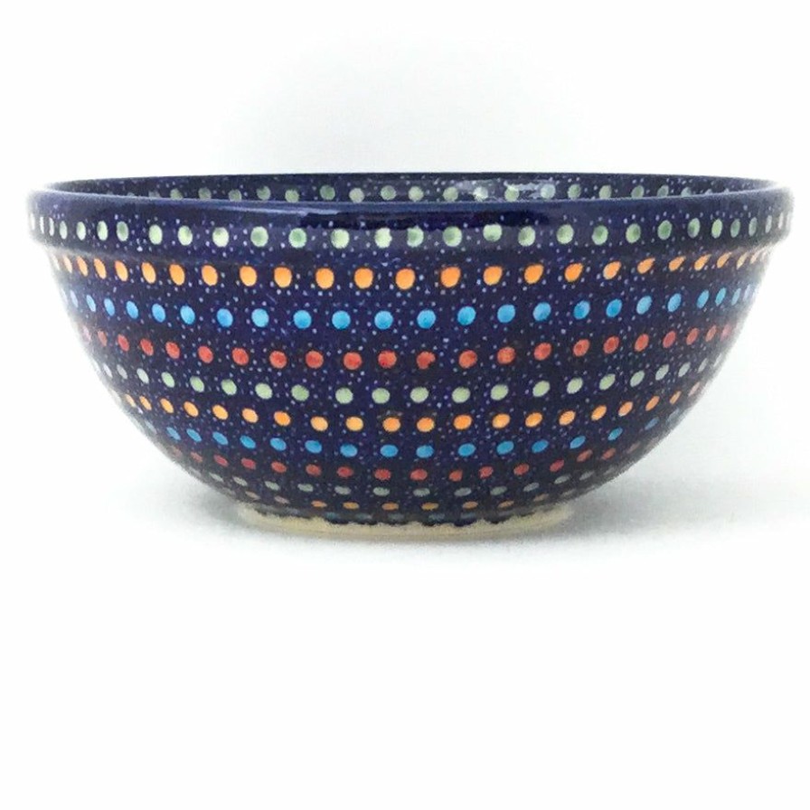 Bowls * | Janelle Imports New Soup Bowl 20 Oz In Multi-Colored Dots