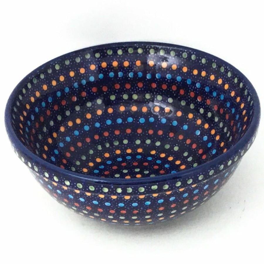 Bowls * | Janelle Imports New Soup Bowl 20 Oz In Multi-Colored Dots