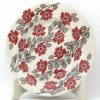 Plates * | Janelle Imports Soup Plate In Red & Gray