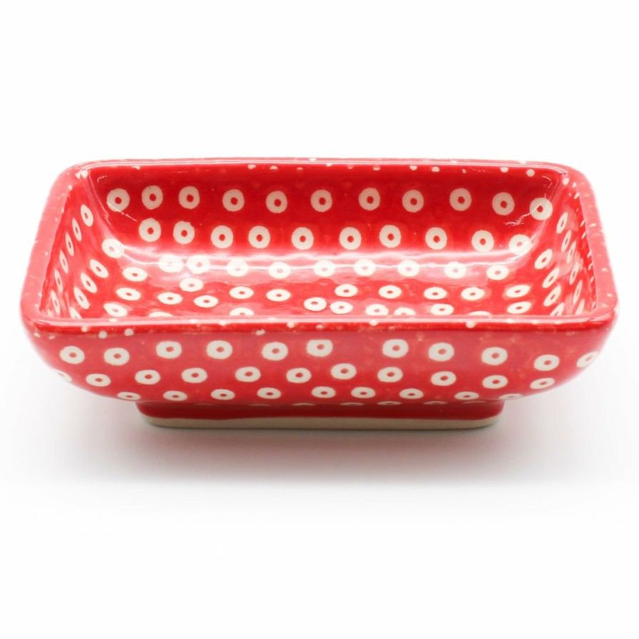 Bowls * | Janelle Imports Dipping Dish In Red Elegance