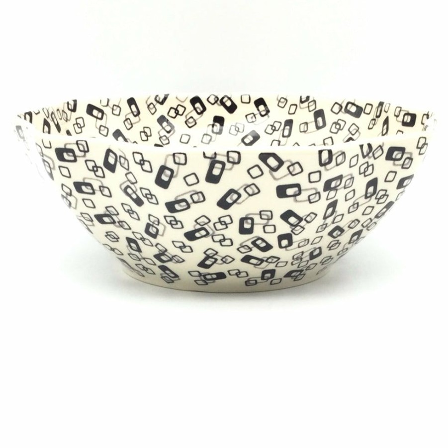 Bowls * | Janelle Imports Md New Kitchen Bowl In Modern Gray & Black