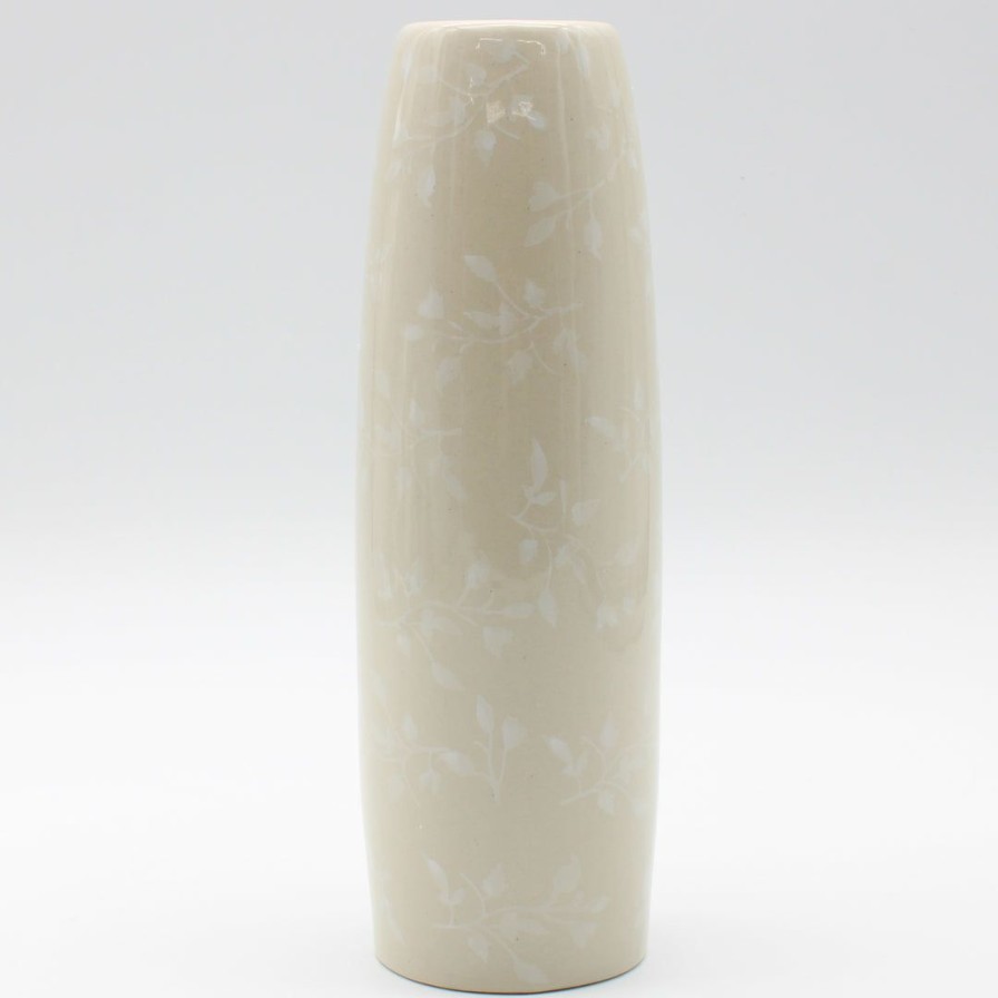 Home Decor * | Janelle Imports Simple Vase In Simply White