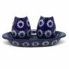 Table Accessories * | Janelle Imports Salt & Pepper Set W/Tray In Pinwheel