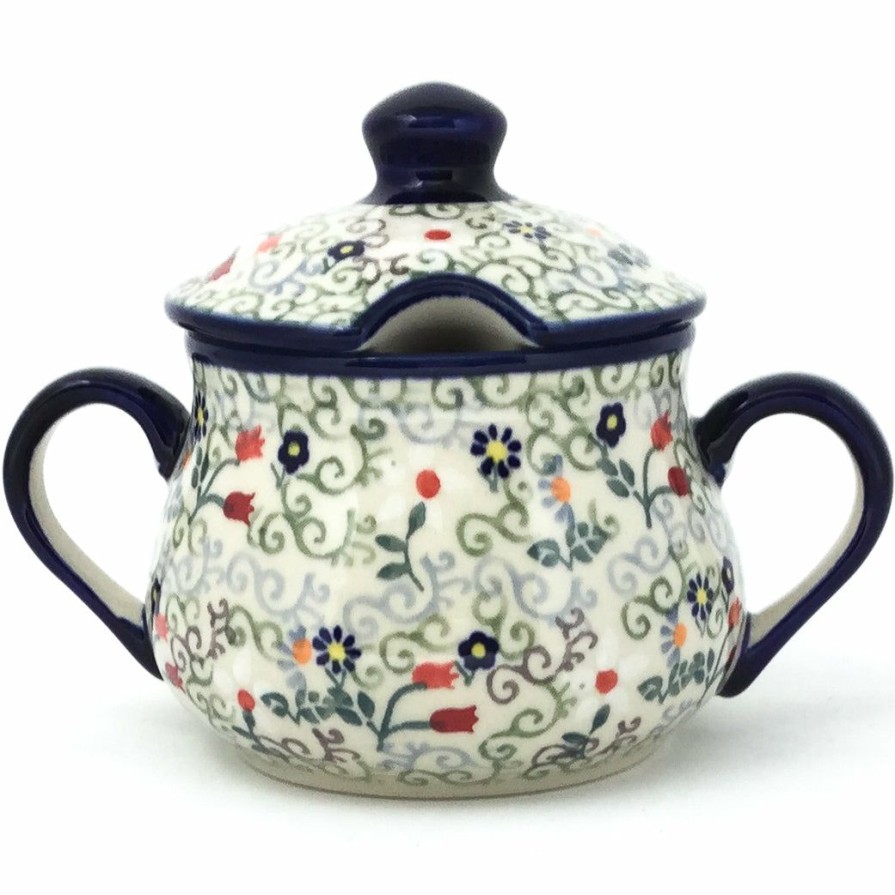 Table Accessories * | Janelle Imports Family Style Sugar Bowl 14 Oz In Early Spring