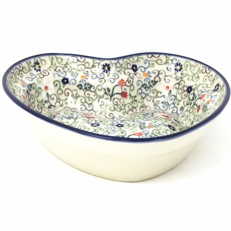 Home Decor * | Janelle Imports Lg Hanging Heart Dish In Early Spring